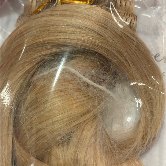 Wennalife Clip in Human Natural Hair Extensions 18” 120g 7pcs Light Blonde - Picture 12 of 13